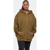 Sweatvest - Effen - Hoodie - Zacht - Ritssluiting, Kangaroo Zak