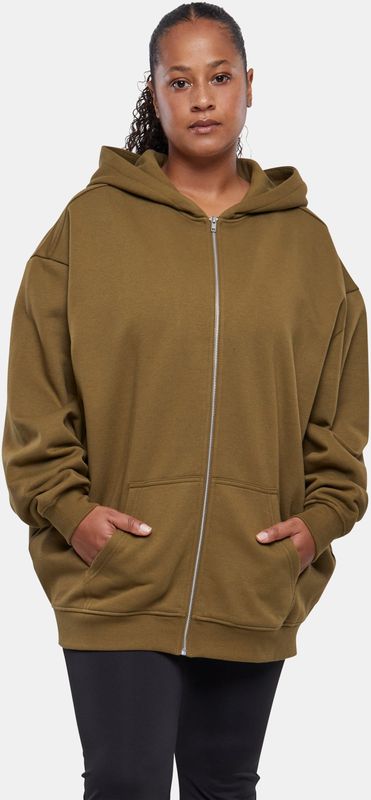 Sweatvest - Effen - Hoodie - Zacht - Ritssluiting, Kangaroo Zak