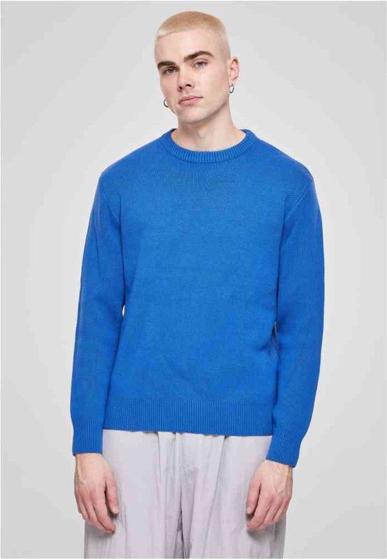 Urban Classics - Heavy Oversized Gebreide trui - Blauw