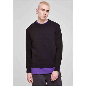 Urban Classics - Heavy Oversized Gebreide trui - Zwart