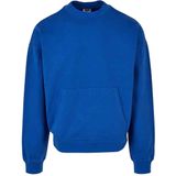 Urban Classics - Organic Boxy Pocket Crewneck sweater/trui - Blauw