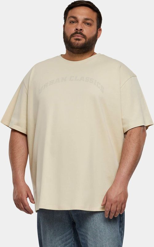 Urban Classics - Oversized Gate Heren T-shirt - Beige