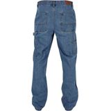 Urban Classics - Double knee jeans Broek rechte pijpen Blauw