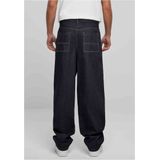Urban Classics - 90' Jeans rinsed denim Wijde broek Donkerblauw