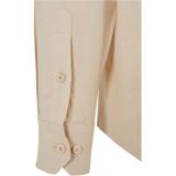 Urban Classics - Flanellen T-shirt - Overhemd - Zand - Huidvriendelijk Katoen