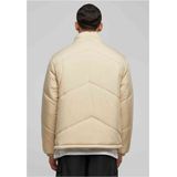 Pufferjas - Effen - Zwart - Polyester - Hoge Kraag - Normale Pasvorm