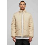 Pufferjas - Effen - Zwart - Polyester - Hoge Kraag - Normale Pasvorm