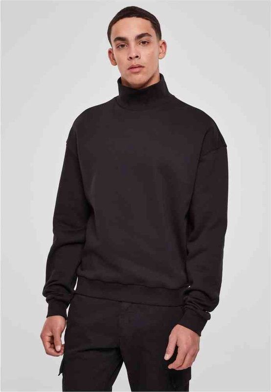 Urban Classics - Geribbelde Ronde Hals - Trainingspak - Zwart