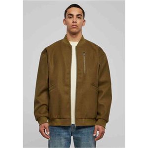 Heren - Bomberblouson - Zwart - Polyester