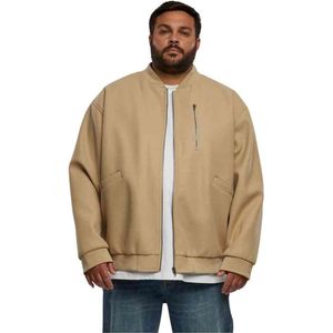 Heren - Bomberblouson - Groen - Polyester
