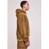 Urban Classics - Acid Washed Hoodie/trui - Olijfgroen