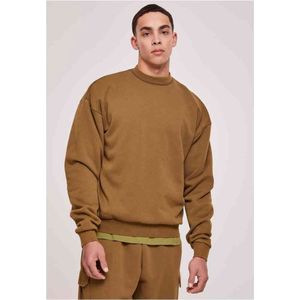 Urban Classics - Acid Washed Crewneck sweater/trui - Olijfgroen