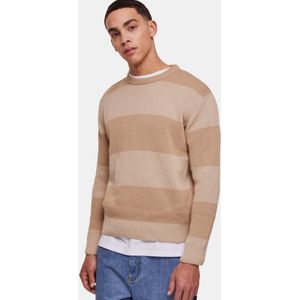 Urban Classics - Heavy Oversized Striped - Sweatshirt - Multicolor - 100% Katoen