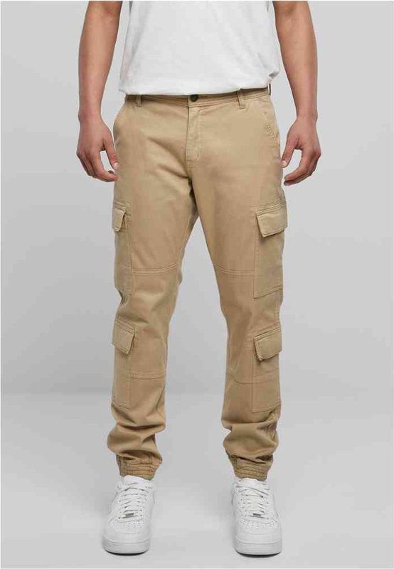 Urban Classics - Double Cargo Twill Jogging Pants Cargobroek Beige