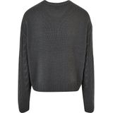 Urban Classics - Boxy Trui - Gebreide Trui - Zwart - Oversized Pasvorm