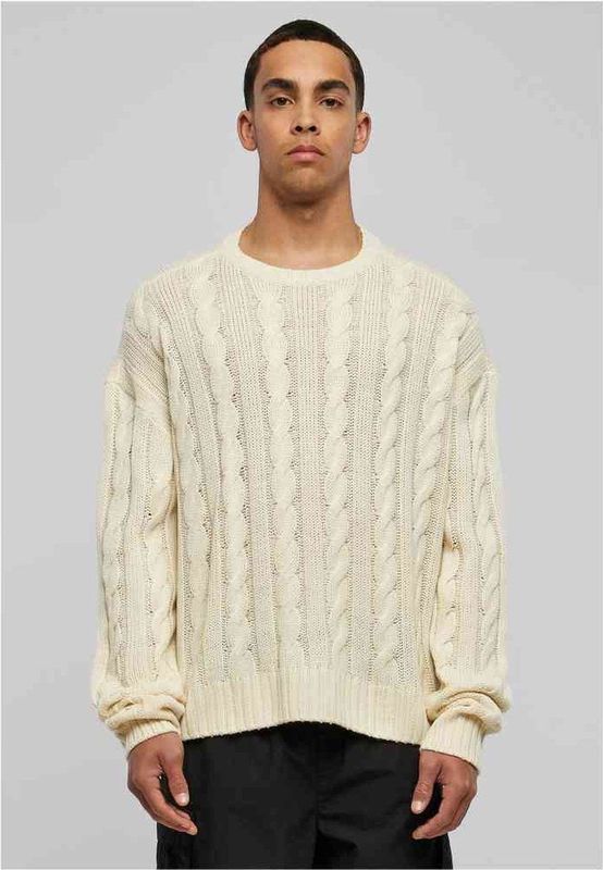 Urban Classics - Boxy Trui - Gebreide Trui - Zwart