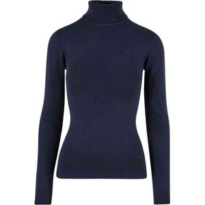 URBAN CLASSICS Rundhalspullover "Urban Classics Damen Ladies Knitted Turtleneck Sweater", (1 tlg.)