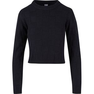 Urban Classics - Check Knit Sweater/trui - Zwart