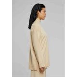 Urban Classics - Knitted Eco Viscose Trui - Zwart - Hoge Hals