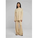 Urban Classics - Knitted Eco Viscose Trui - Zwart - Hoge Hals