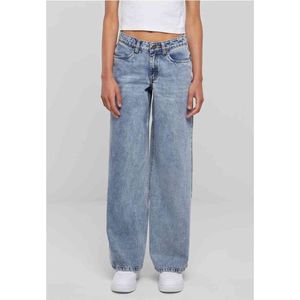 Urban Classics Ladies Mid Waist Wide Denim
