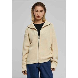 Urban Classics - Gebreide Zip Cardigan - Zand - Dames