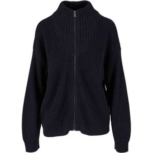 Urban Classics - Knitted Zip - Cardigan - Zwart