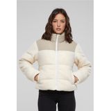 Urban Classics - Short Sherpa Mix - Gewatteerde Jas - Dames