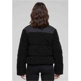 Urban Classics - Short Sherpa Mix Gewatteerd jack   Zwart/Zwart