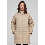 Dames Quilted Coat - Wetsand - Teryleen - Oversized Pasvorm
