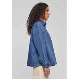Blouse - Denim - Klassieke Blouse - Effen - Lange Mouw - Losse Pasvorm
