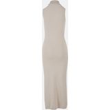 Urban Classics - Knitted Eco Viscose Turtleneck - Lange Jurk - Beige