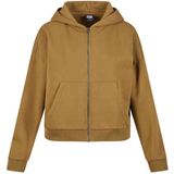 Urban Classics - Sweatvest - Olijfgroen - Capuchon - Wijde Pasvorm