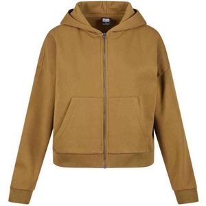 Urban Classics - Boxy Sweatshirt - Dames - Oversized - Met Rits