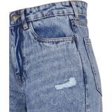 Urban Classics - Distressed 90' Denim vintage lightblue washed Wijde broek Blauw