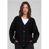 Urban Classics Gebreid vest  zwart
