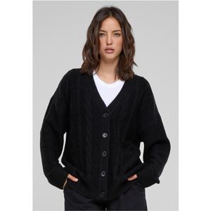 Urban Classics Gebreid vest  zwart