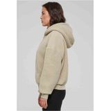Urban Classics - Oversized Sherpa Vest met capuchon - Beige