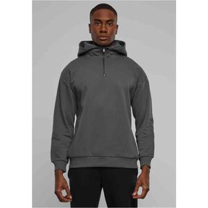 Urban Classics - Zipped High Neck Hoodie/trui - Grijs