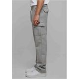 Sportbroek - Grijs - Fleece - Regular Fit Met Cargozakken