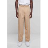 Urban Classics - Wide fit Broek rechte pijpen Beige