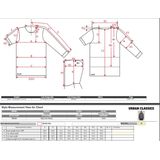 Urban Classics - High Low Hoodie - Herenhoodie - Oversized - Zwart