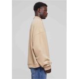 Urban Classics - Oversized Polar Fleece Crewneck sweater/trui - Beige