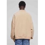 Urban Classics - Oversized Polar Fleece Crewneck sweater/trui - Beige