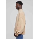 Urban Classics - Oversized Polar Fleece Crewneck sweater/trui - Beige