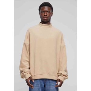 Urban Classics - Oversized Polar Fleece Crewneck sweater/trui - Beige