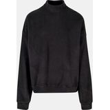 Urban Classics - Oversized Polar Fleece Crewneck sweater/trui - Zwart