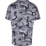 Urban Classics - Heavy Oversized Camo Heren T-shirt - Grijs
