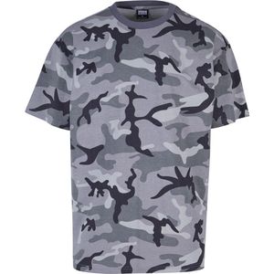 Urban Classics - Heavy Oversized Camo Heren T-shirt - Grijs