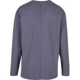 Urban Classics - Oversized Open Edge Longsleeve shirt - Grijs